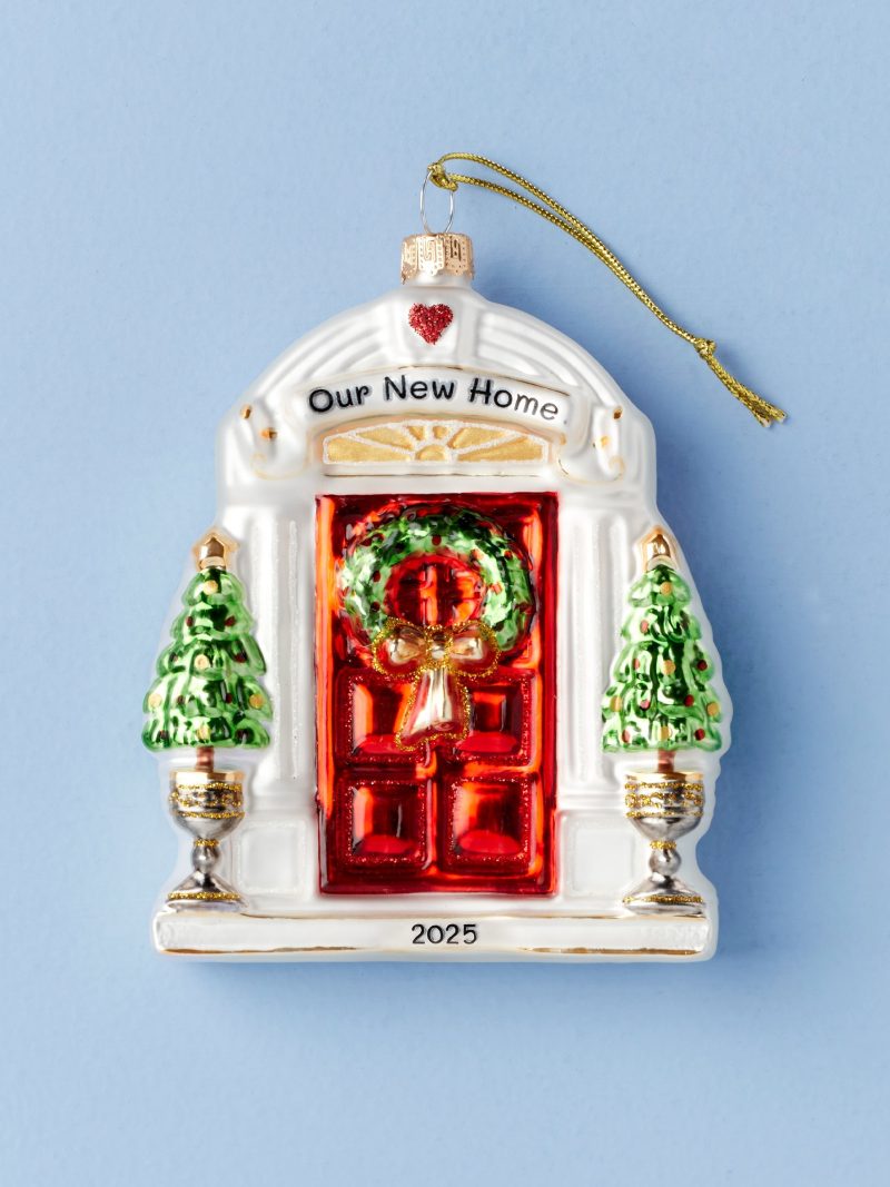 2025 Retro Blown Glass New Home Ornament